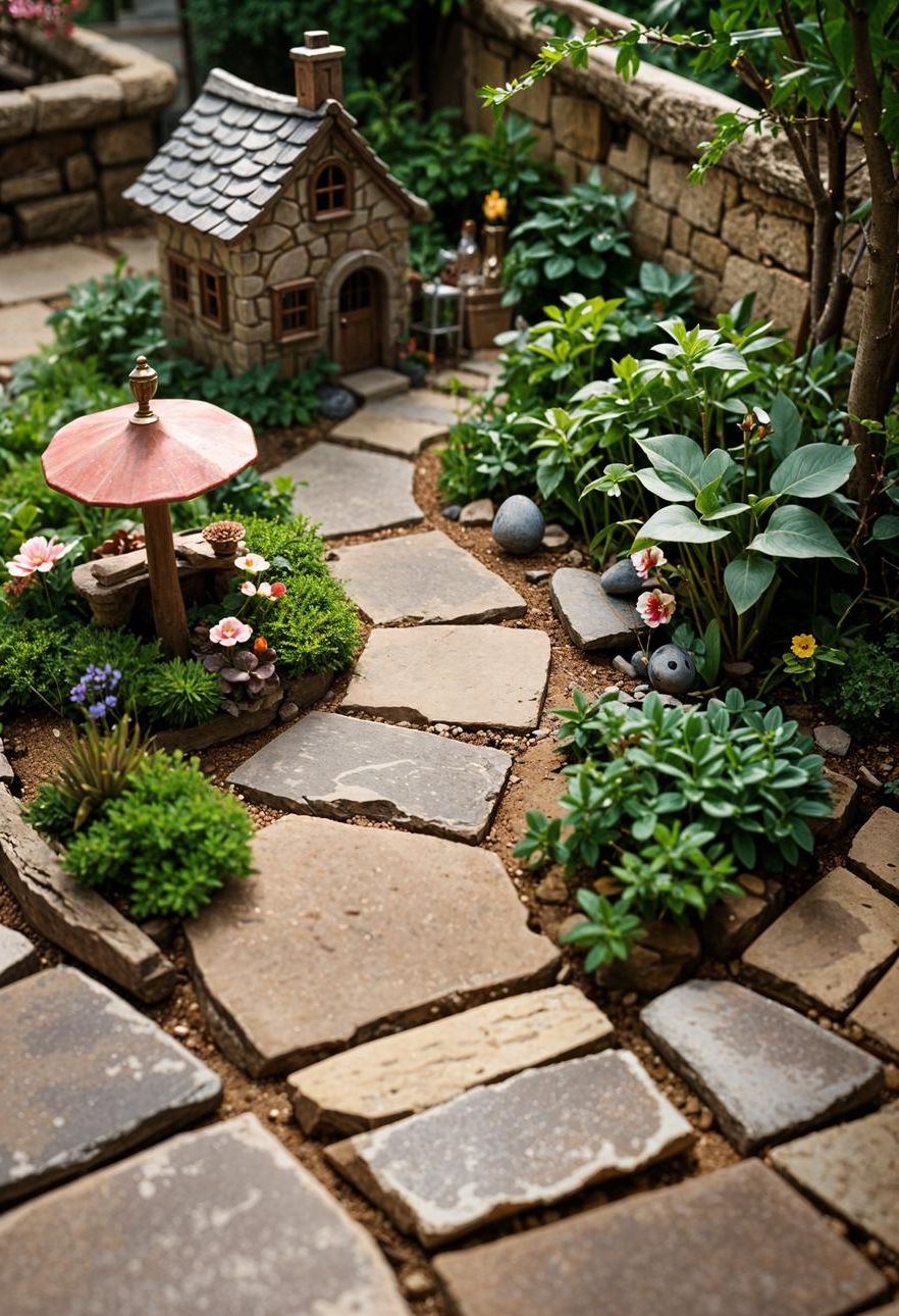 10. Whimsical Fairy Garden Landscape Ideas - photo 3