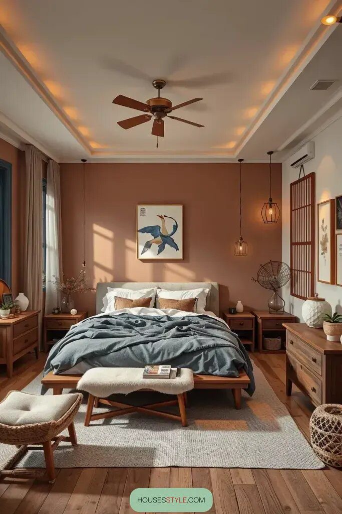 Earthy Tones and Subtle Contrasts for a Natural Feel