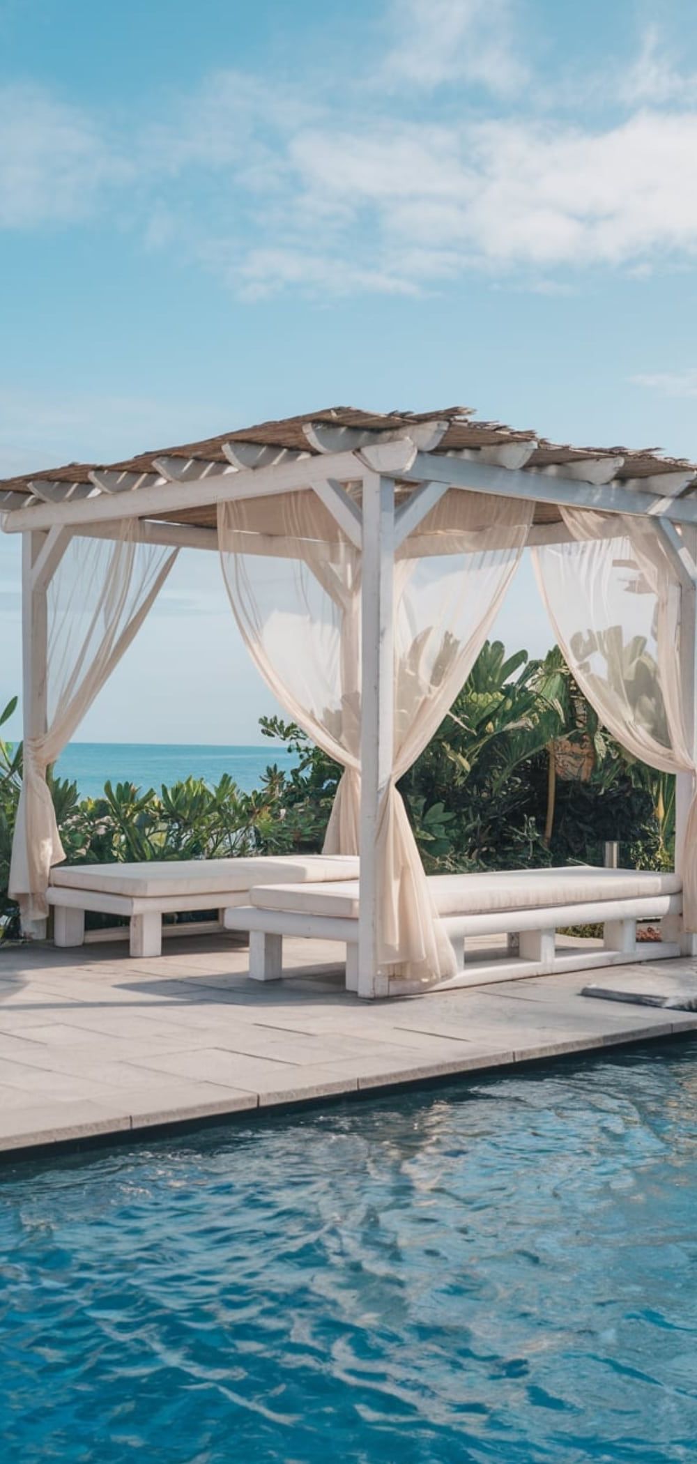 10. Building a Poolside Retreat With a Cabana or Pergola
