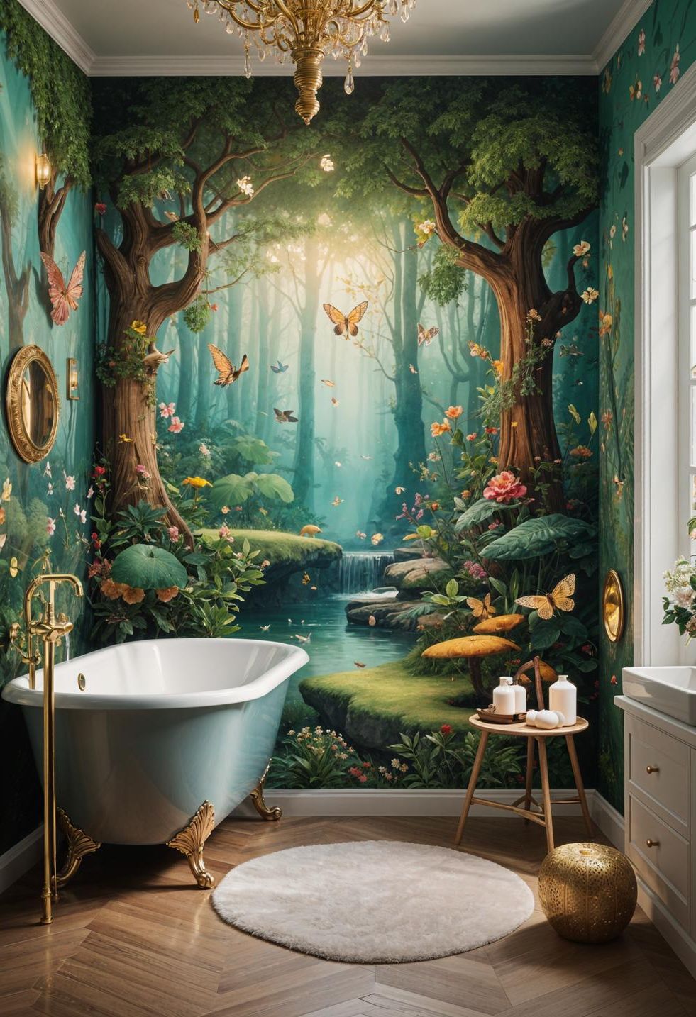 9. Whimsical Fairy Tale Wallpaper