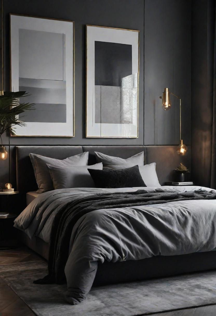 10. Chic Grey Bedroom Styling Ideas