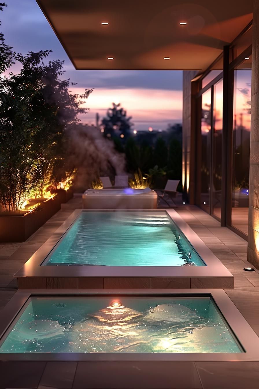15. Luxury Spa-Inspired Pool Ideas