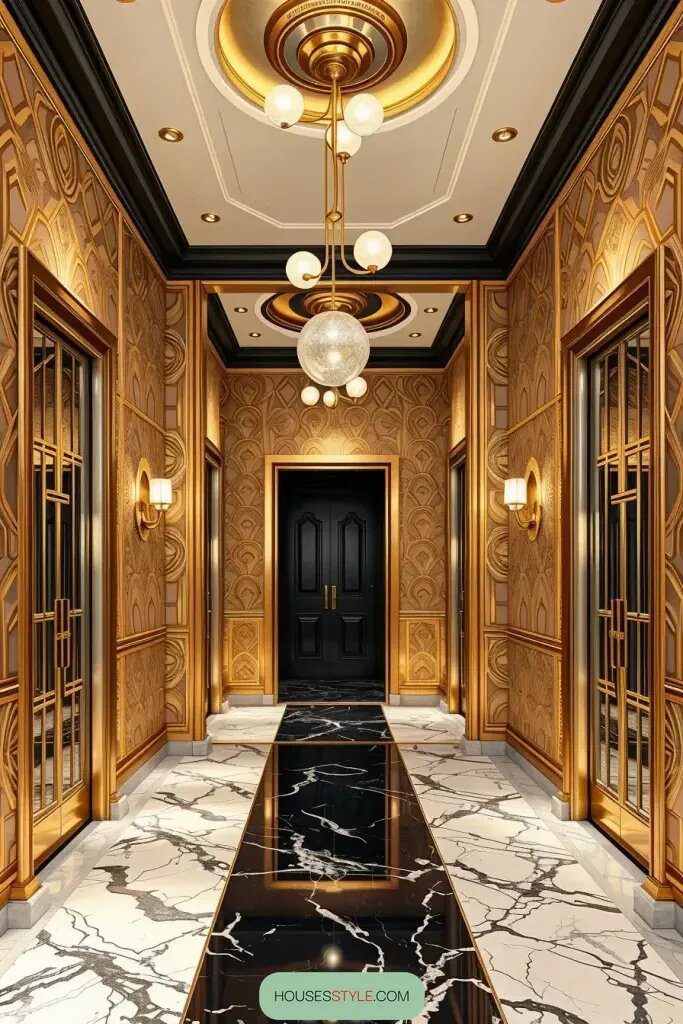 A Modern Twist on Art Deco Hallways - photo 2