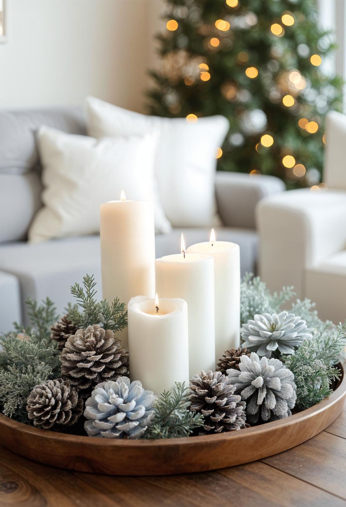 12. Rustic Christmas Arrangement Inspiration