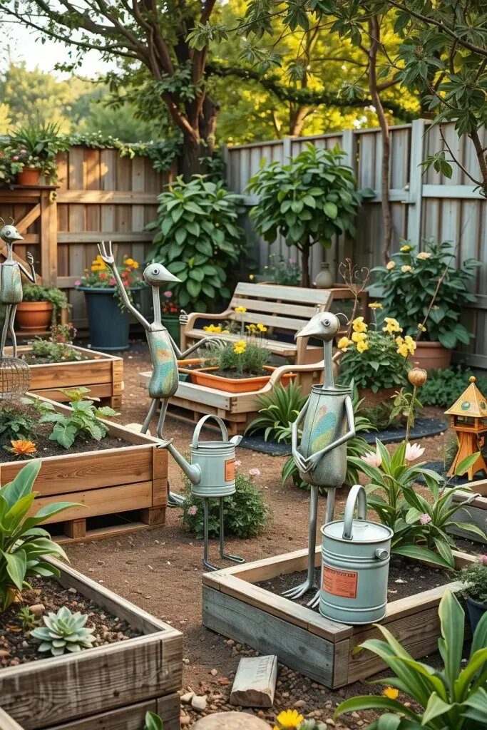 1. Eco-Friendly Art Pieces for Magical Garden Decor