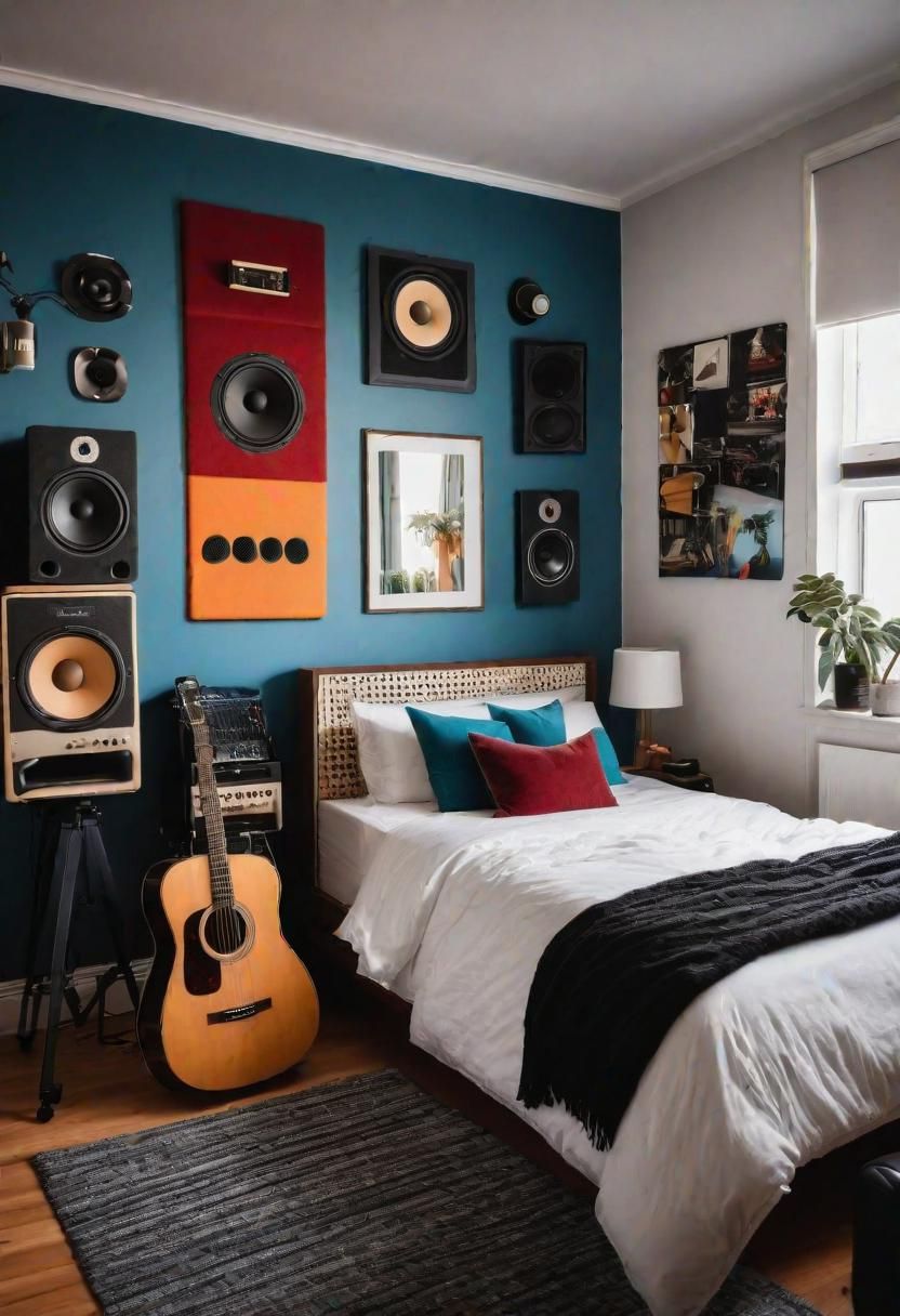 14. Music-Inspired Teen Boy Bedroom Makeover - photo 2