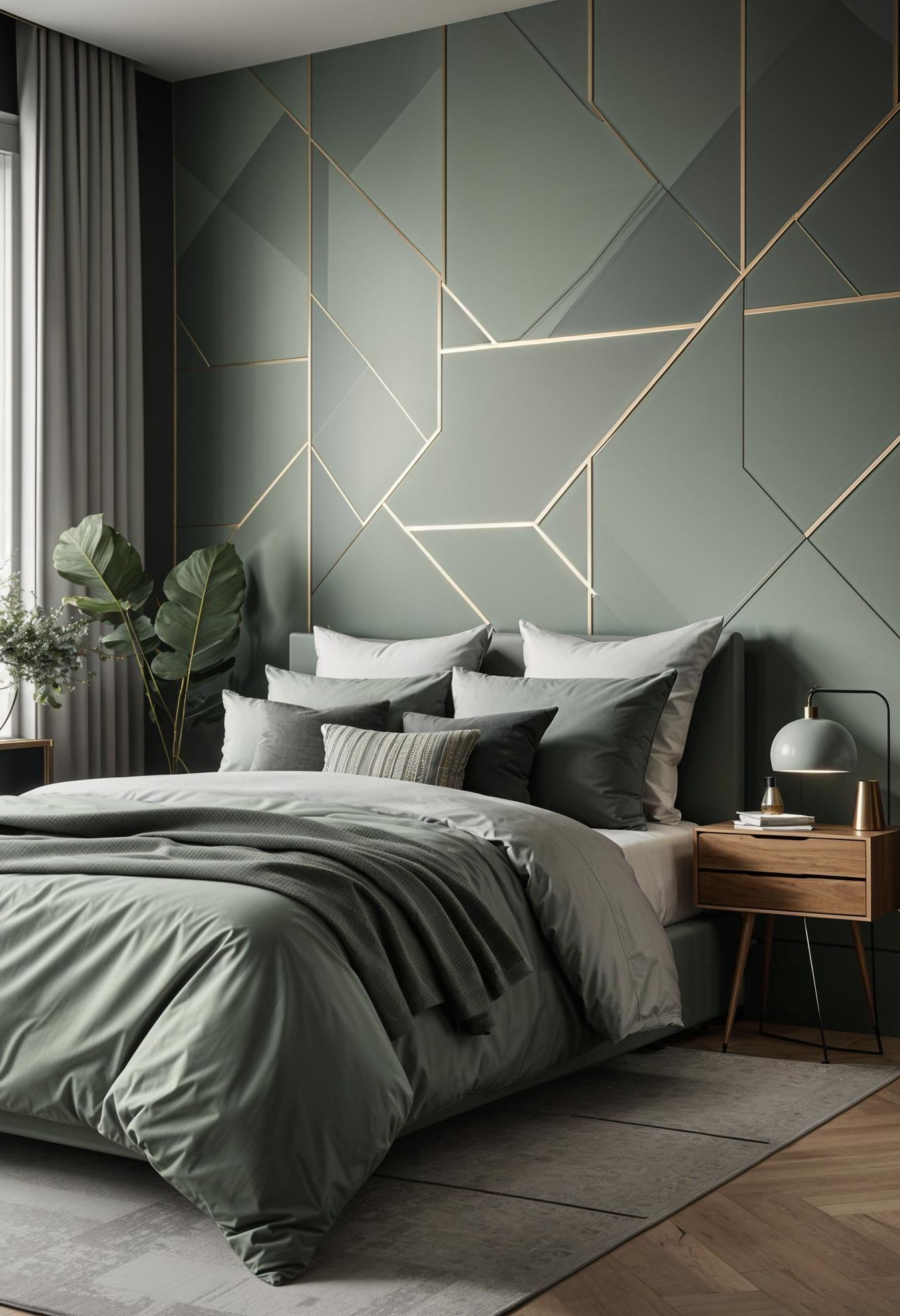 13. Sage and Grey Geometric Accents - photo 2