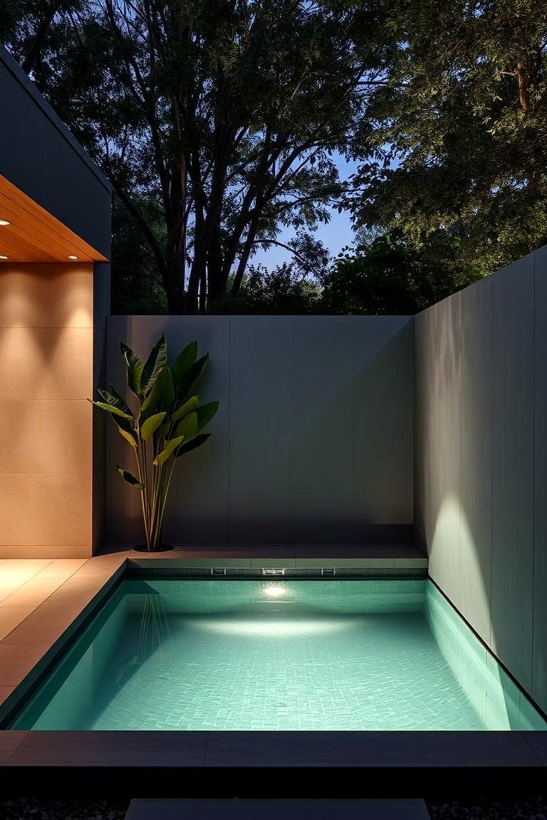 19. Private Walled-In Plunge Pool