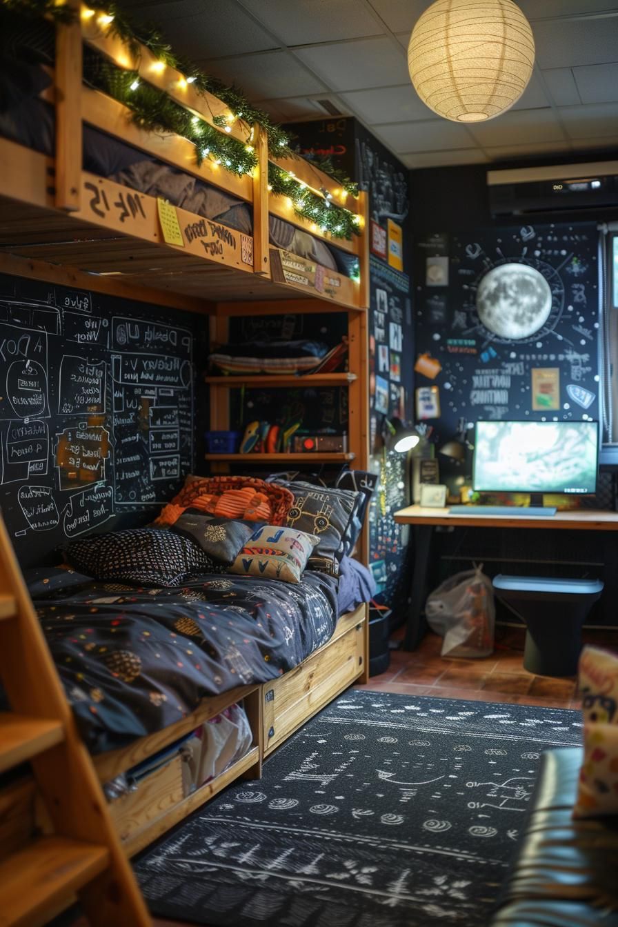 8. Creative Chalkboard Accent Wall - photo 2