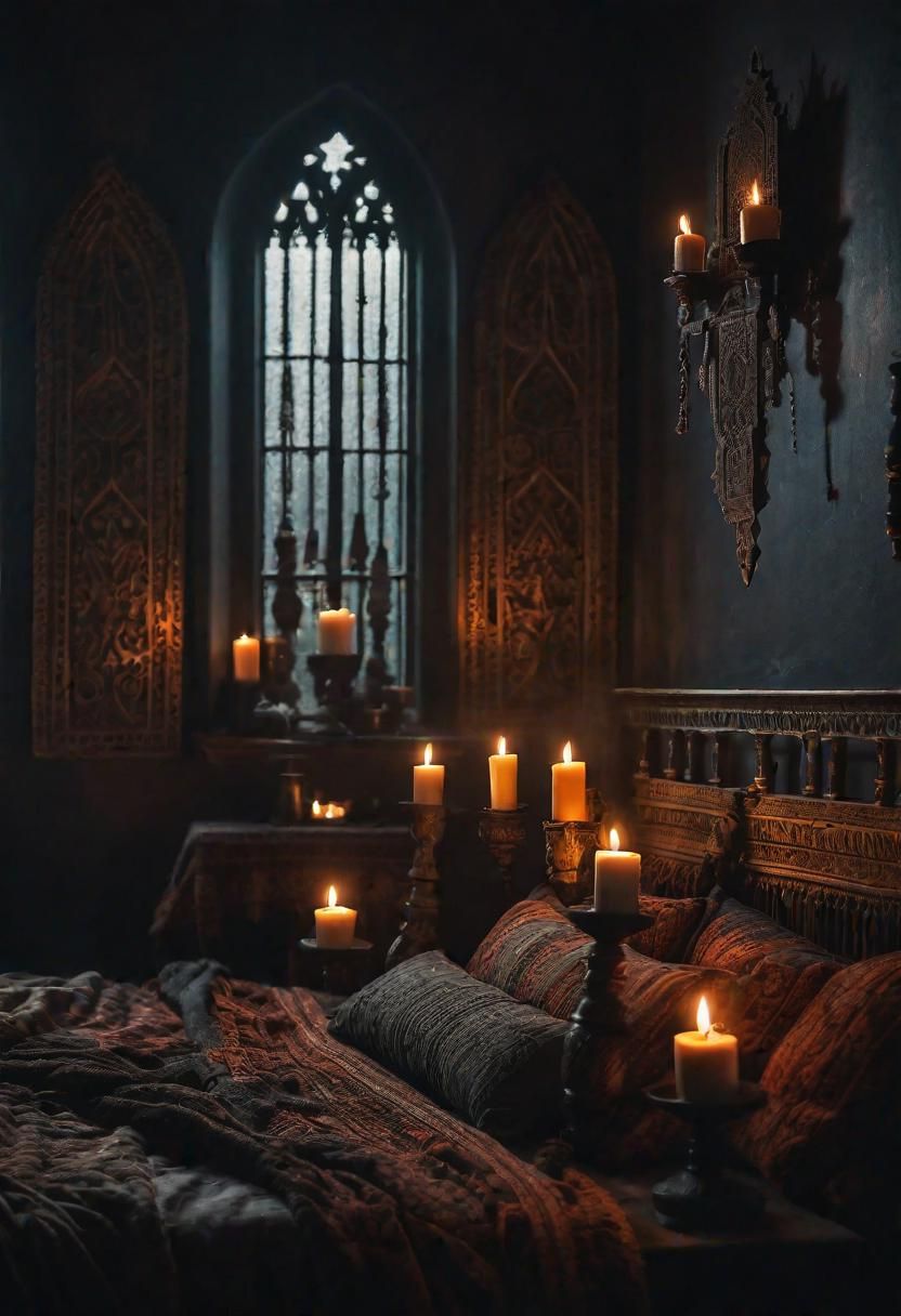 5. Gothic Candle Sconces Collection