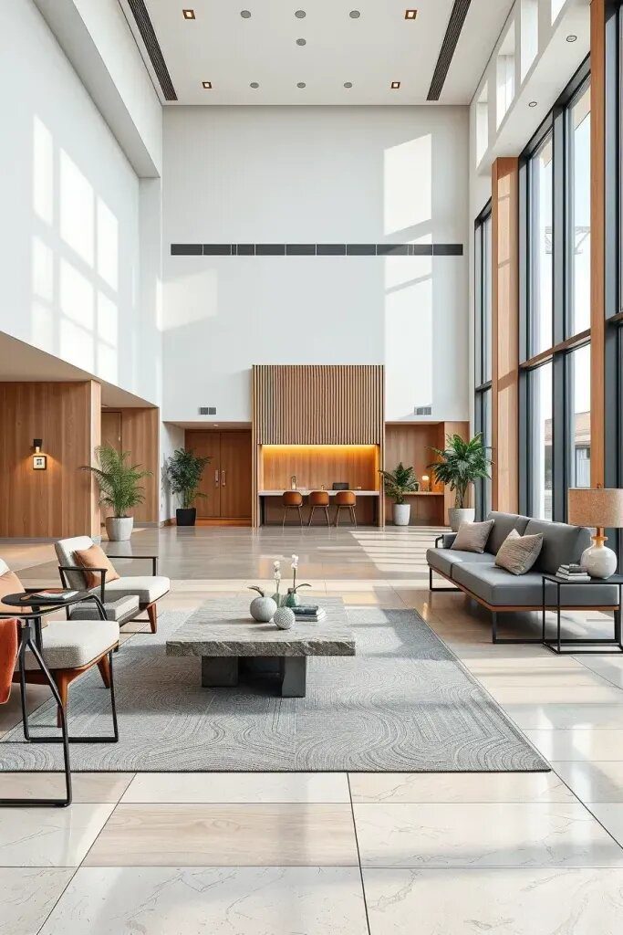 Choosing Modern Minimalist Furniture for Lobbies