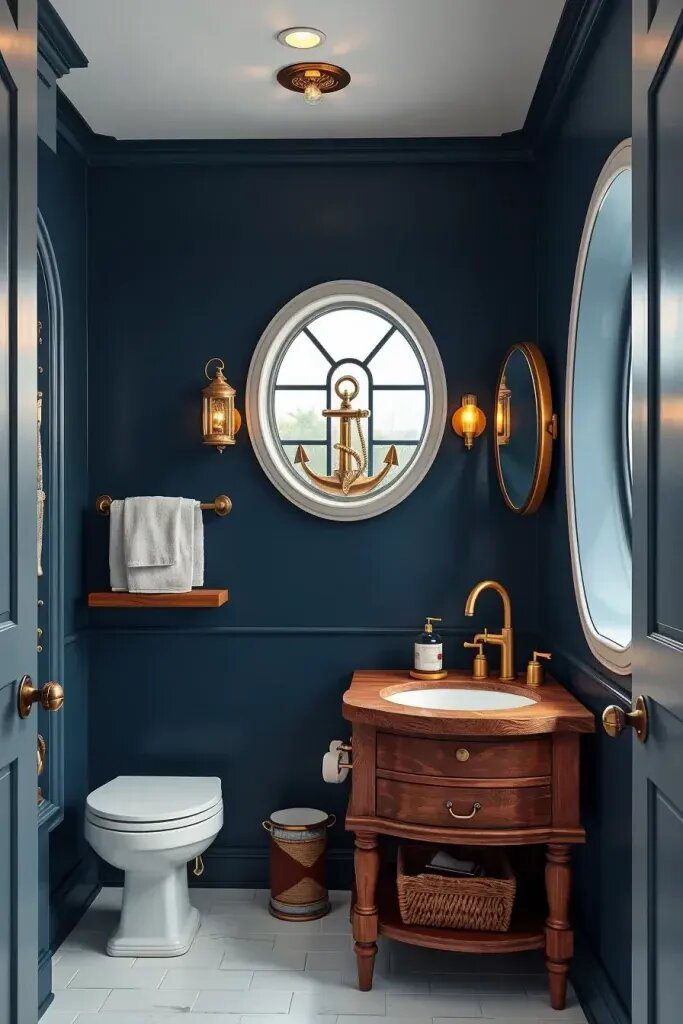 Nautical Bathrooms with Porthole Windows