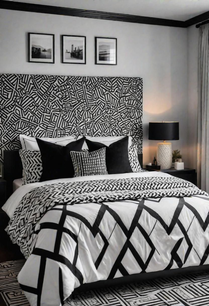2. Bold Patterned Bedding Ideas