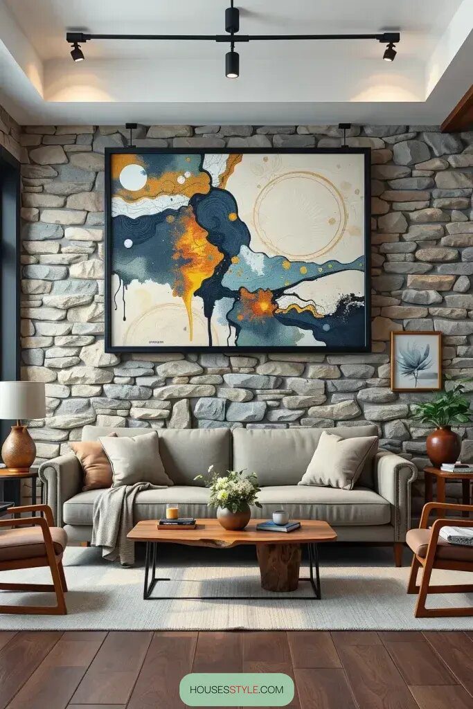 Mixing Contemporary Art into a Classic Living Room - photo 2