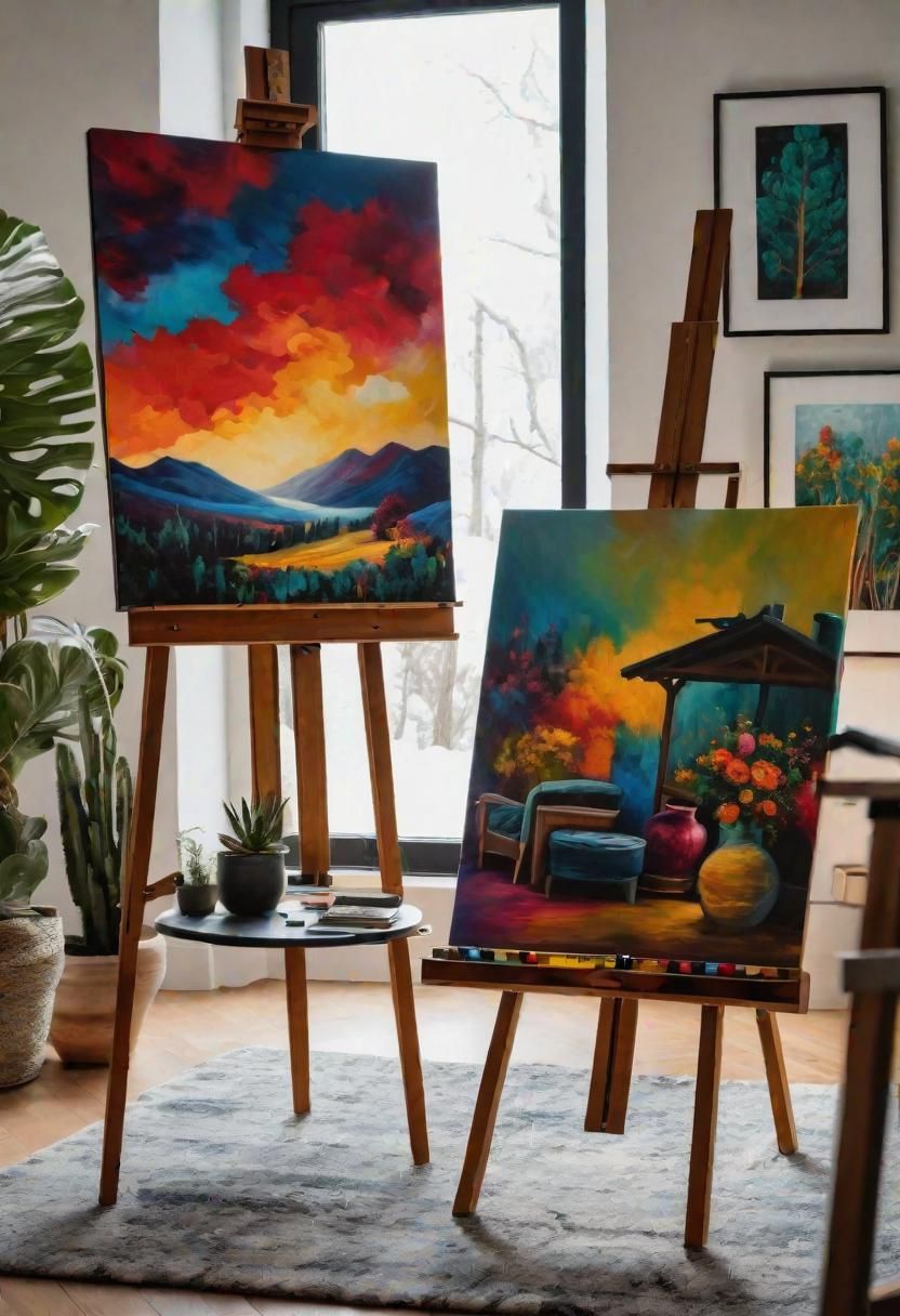31. Artistic Living Room Inspiration