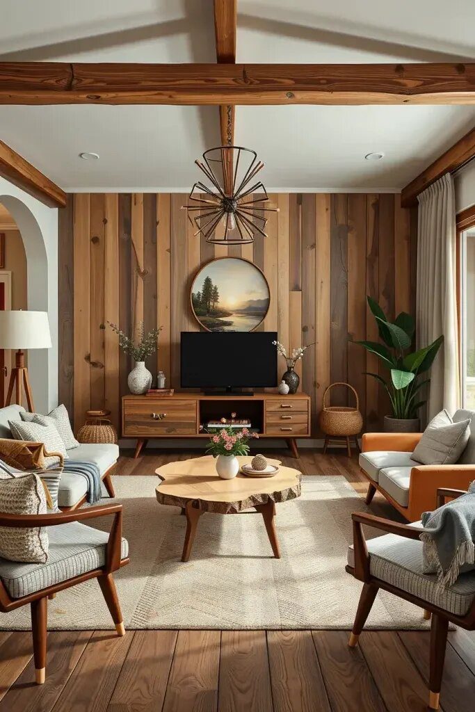 Using Wood Tones and Texture for a Cozy Japandi Feel