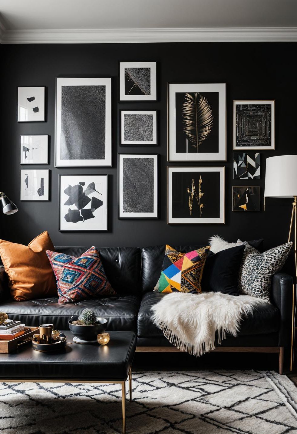 11. Eclectic Boho Gallery Wall Ideas