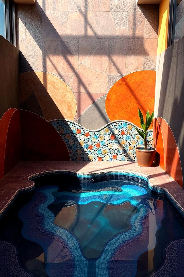 17. Custom Artistic Plunge Pool Designs