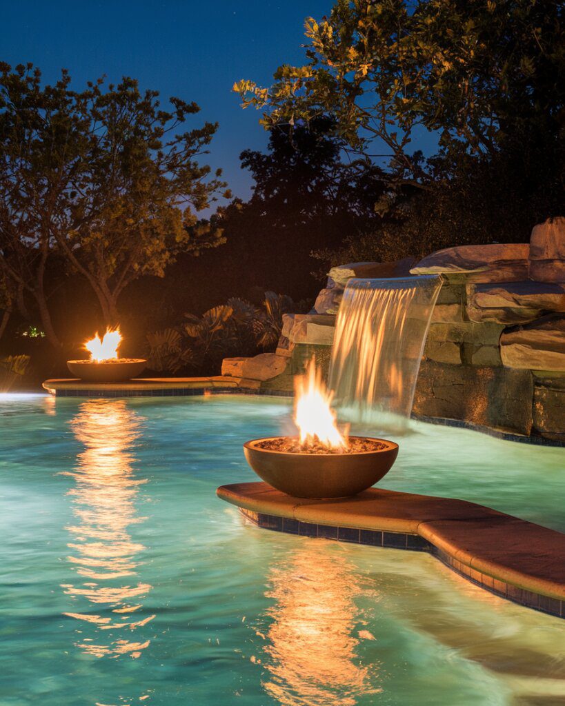 12. Fire and Water Feature Pools