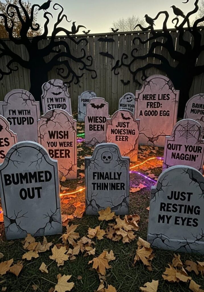 16. Funny Custom-Carved Tombstone Markers - photo 2