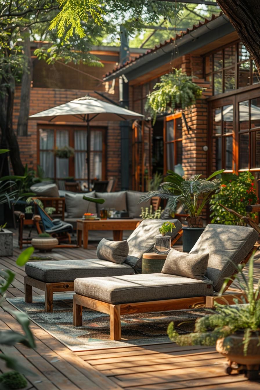 7. Teak Lounge Chairs for Outdoor Luxury - photo 2