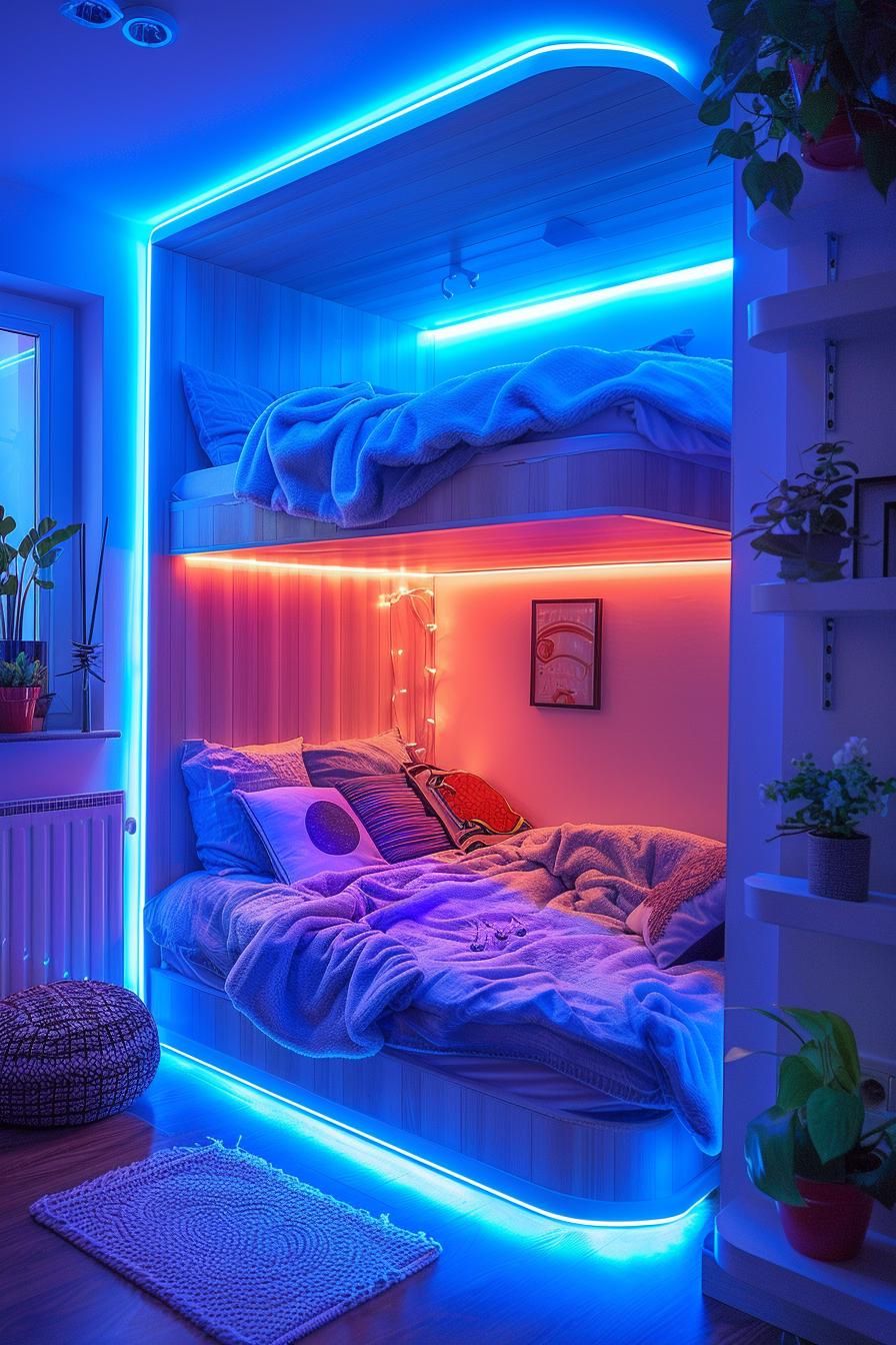 6. Edgy LED Room Decor for Guys - photo 2