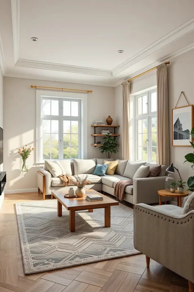 Coordinating Colors And Layout For A Warm Living Space - photo 2