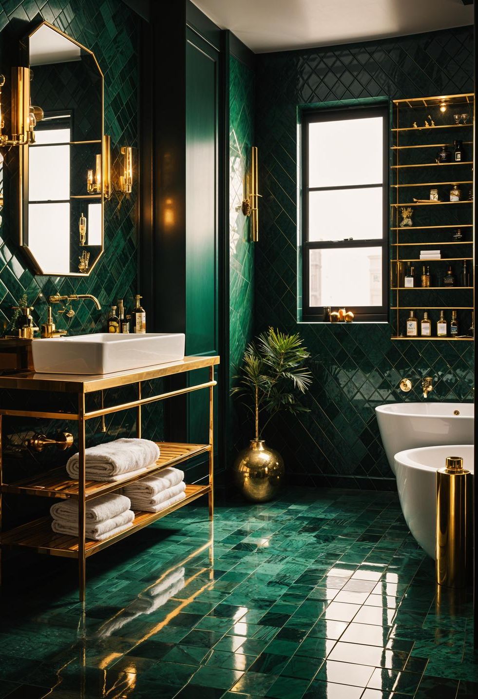 15. Royal Twilight Bathroom Design