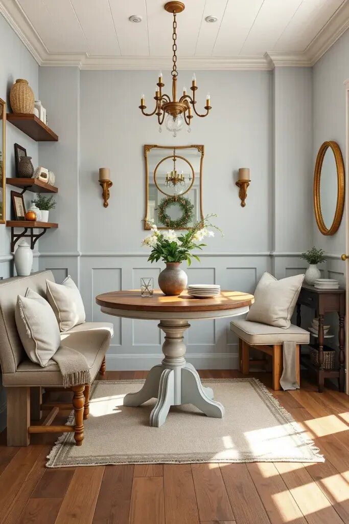 1. Small-Space Farmhouse Dining Room Inspiration - photo 2