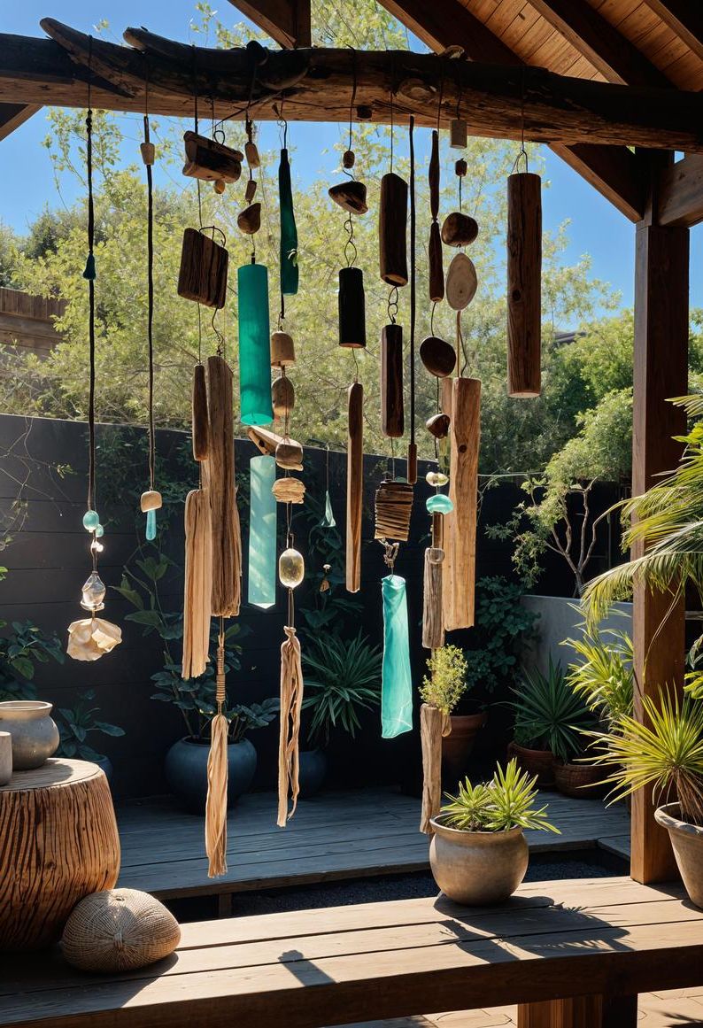 5. Soothing Sounds with Driftwood Chimes - photo 2