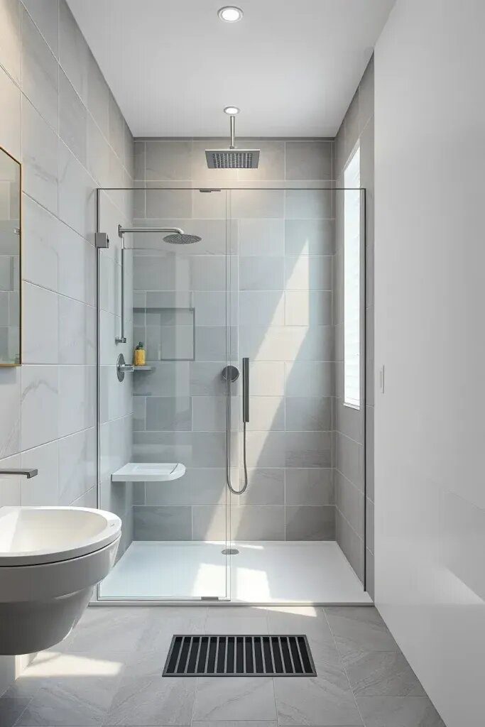 Frameless Glass Partitions For Showers