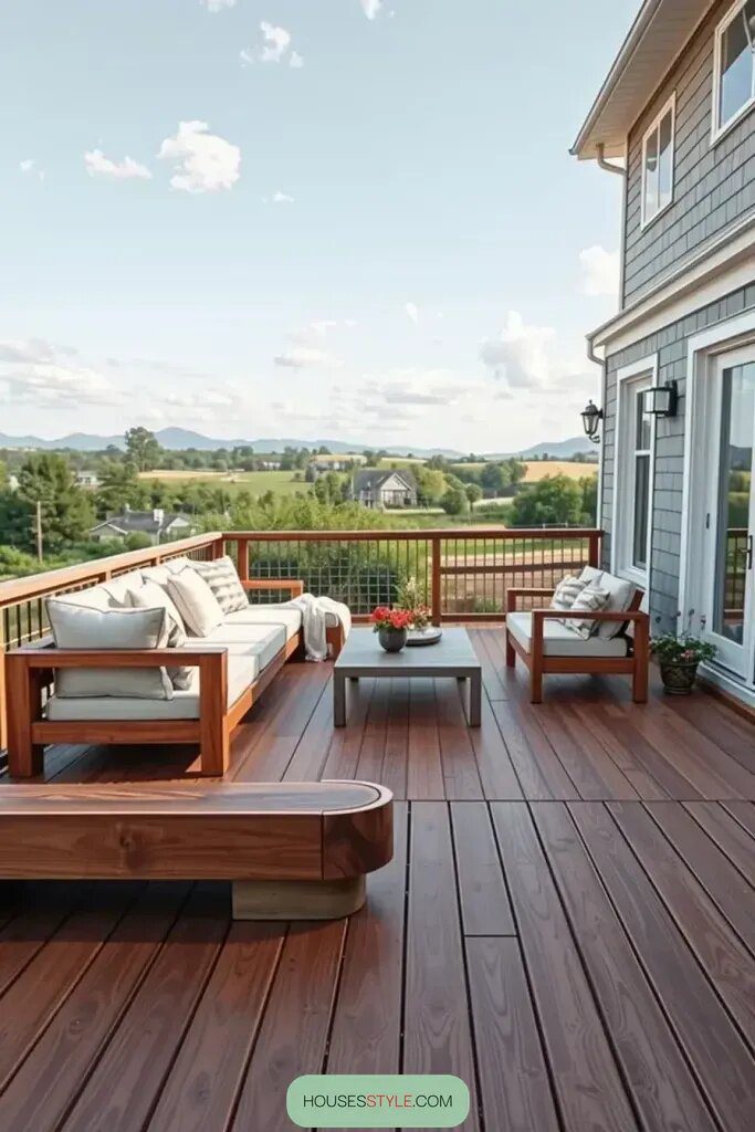 Chic Furniture for Elevated Wooden Decks - photo 2
