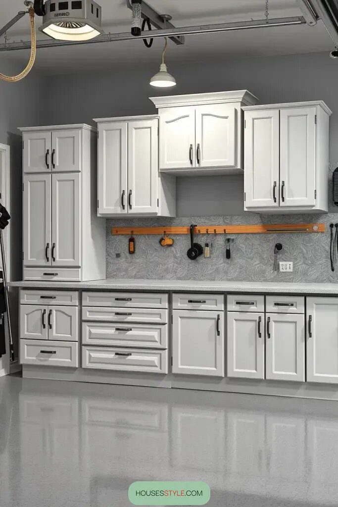 Repurpose Kitchen Cabinets as Garage Shelving - photo 2