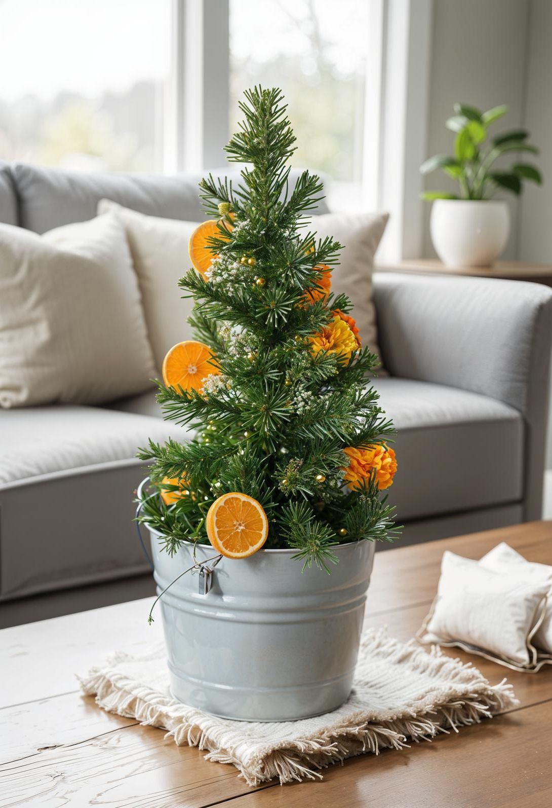 17. Citrus Tabletop Christmas Tree - photo 2