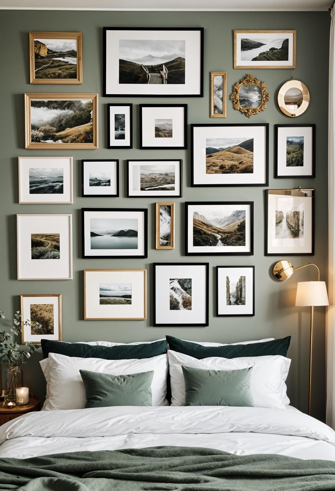 13. DIY Fabric-Wrapped Picture Frames