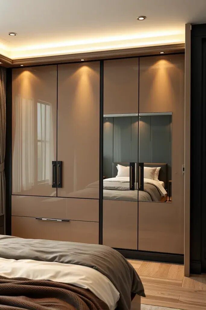 Built-In Wardrobes With Glossy Finishes - photo 2