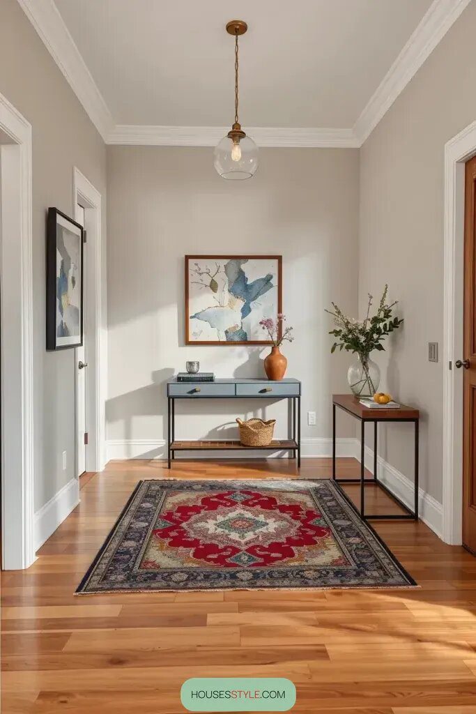 Statement Rugs That Anchor an Entry Space