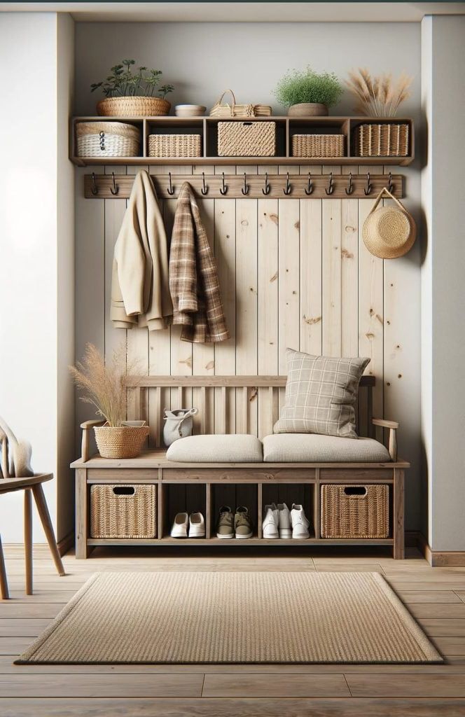 6. Entryway Storage That Does Double Duty