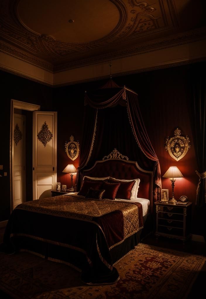 20. Masquerade-Style Dressing Nook