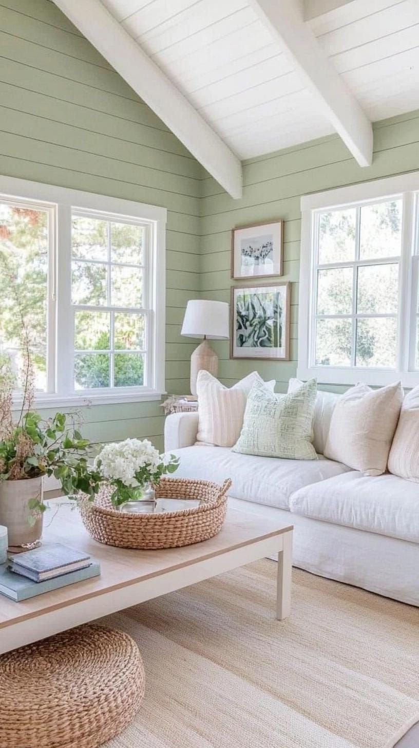 3. Shiplap Walls in Seafoam Green - photo 3