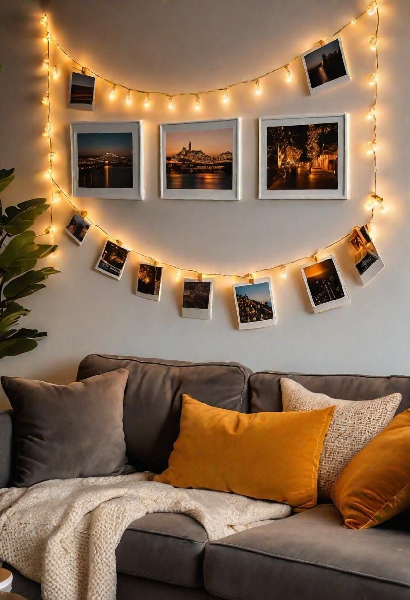 6. Photo Clip String Lights DIY