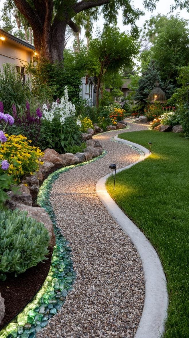 32. Garden Paths Lit by Shimmering Pebbles - photo 2