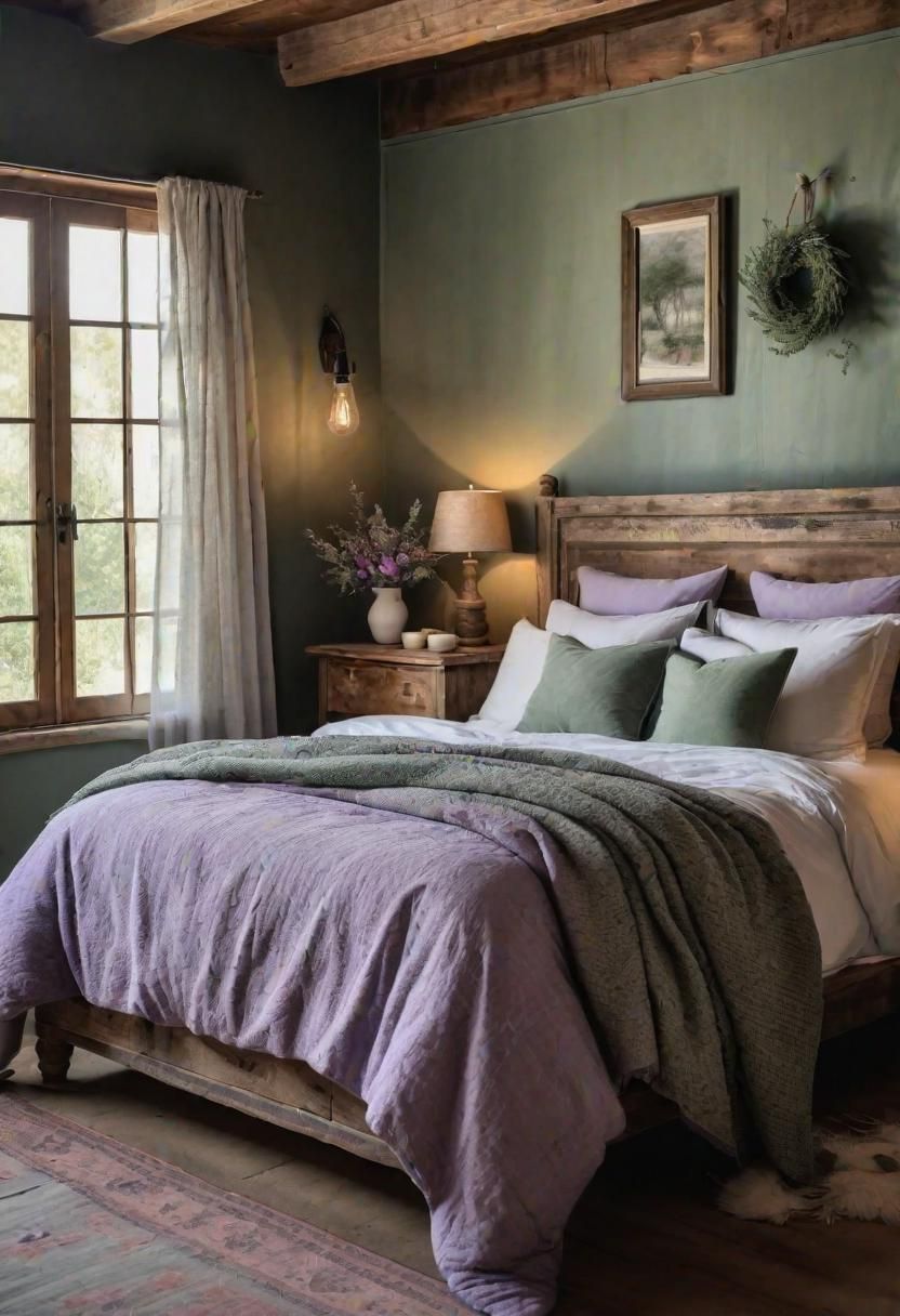 3. Sage Green Farmhouse Bedroom Ideas