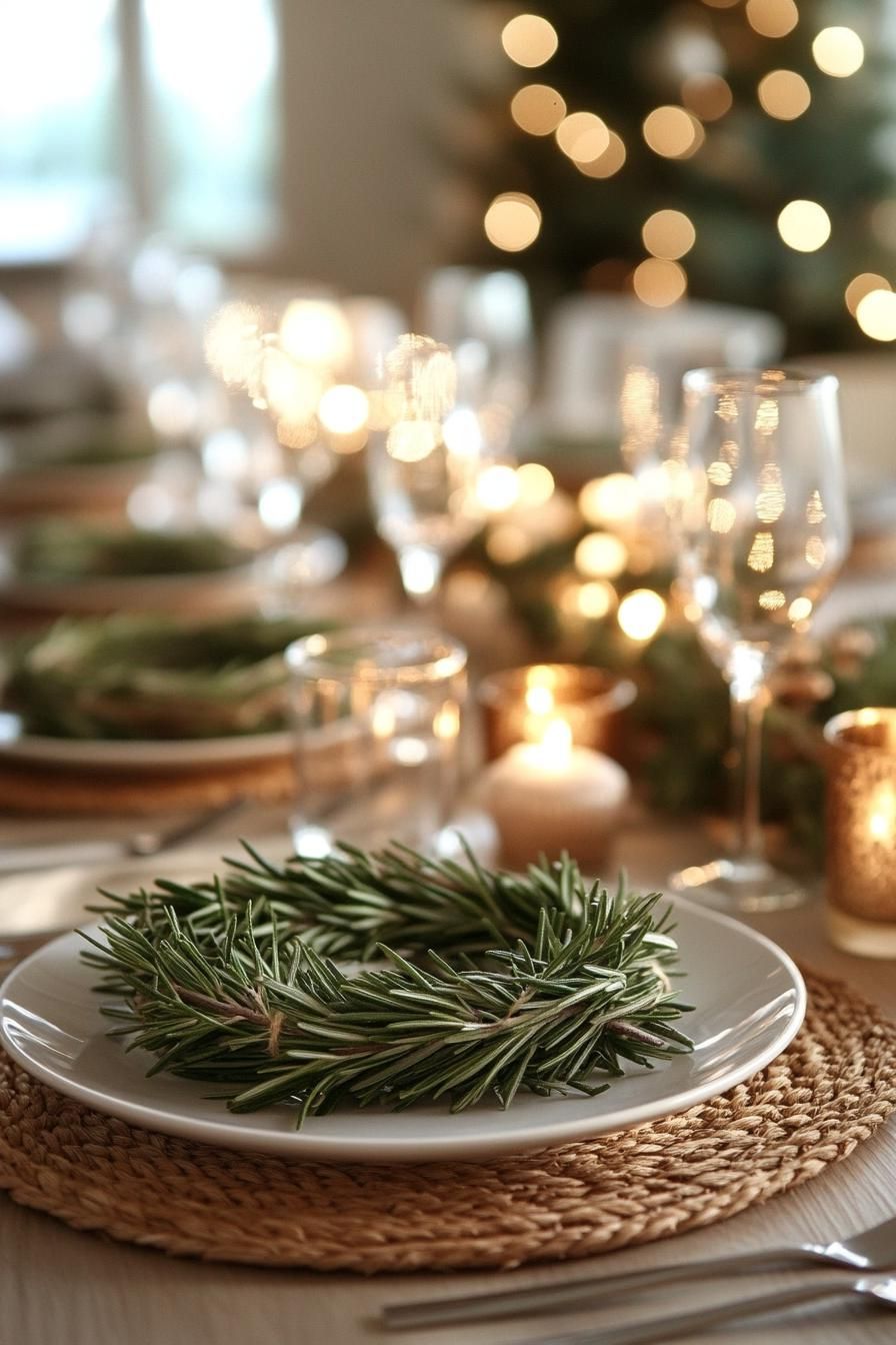 12. Rosemary Napkin Ring Inspiration