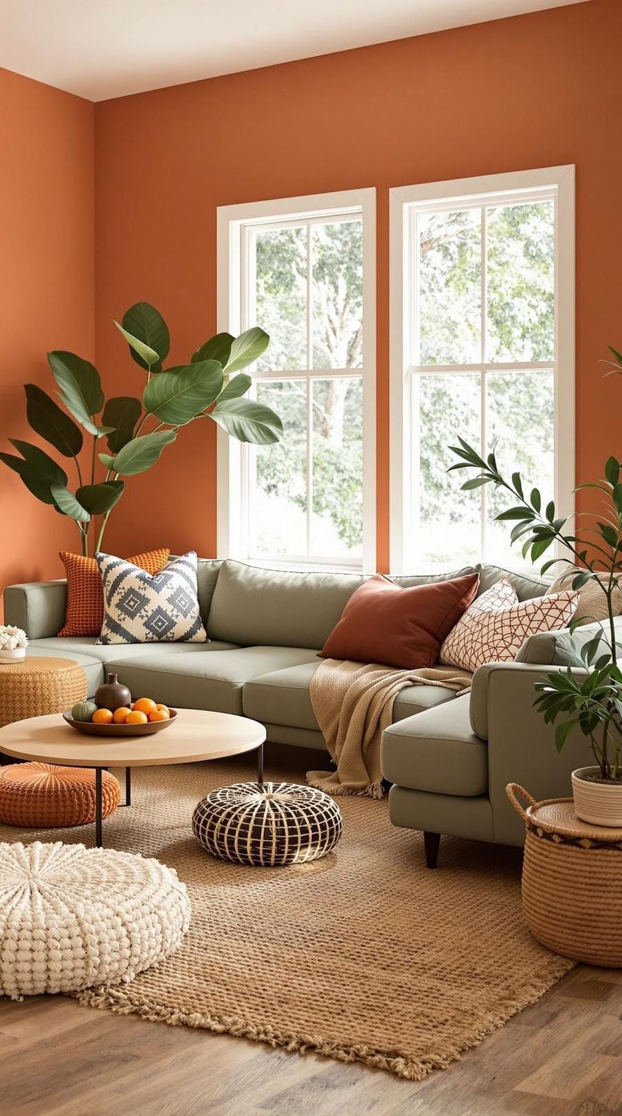 1. Warm Earthy Living Room - photo 2