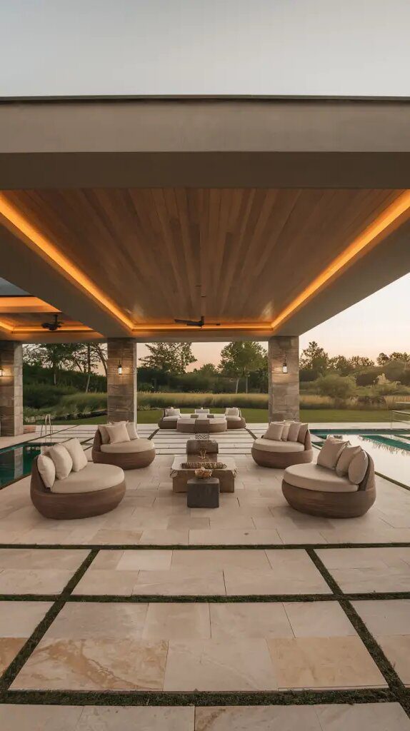 A Chic Retreat: Pool Pavilion Inspiration