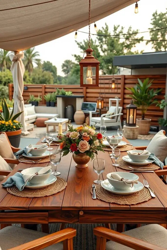 Styling Tips For Your Outdoor Dining Table
