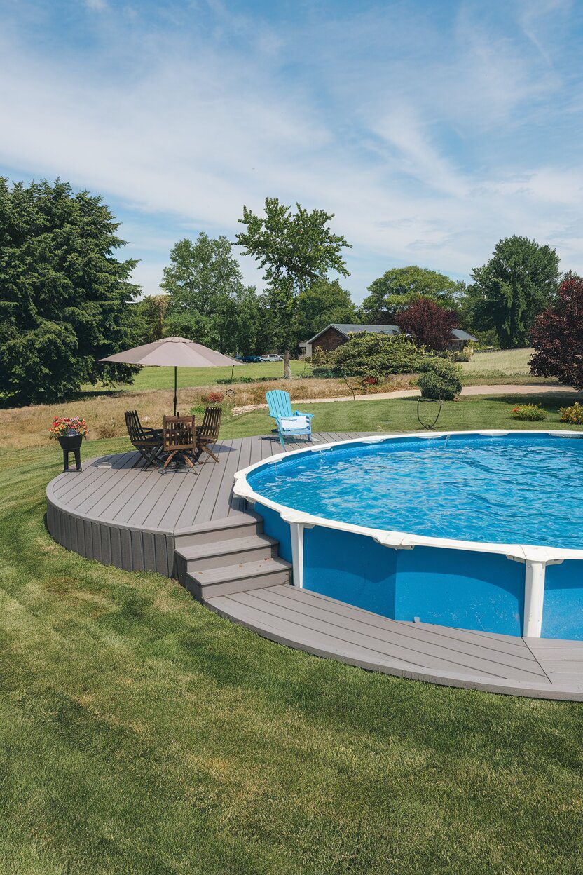 15. Shaded Partial Wrap-Around Deck