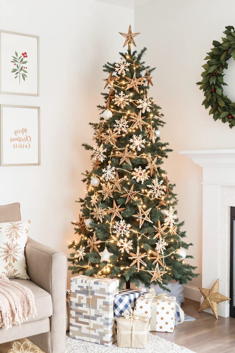 4. Cinnamon stick star ornaments tied with twine - photo 2