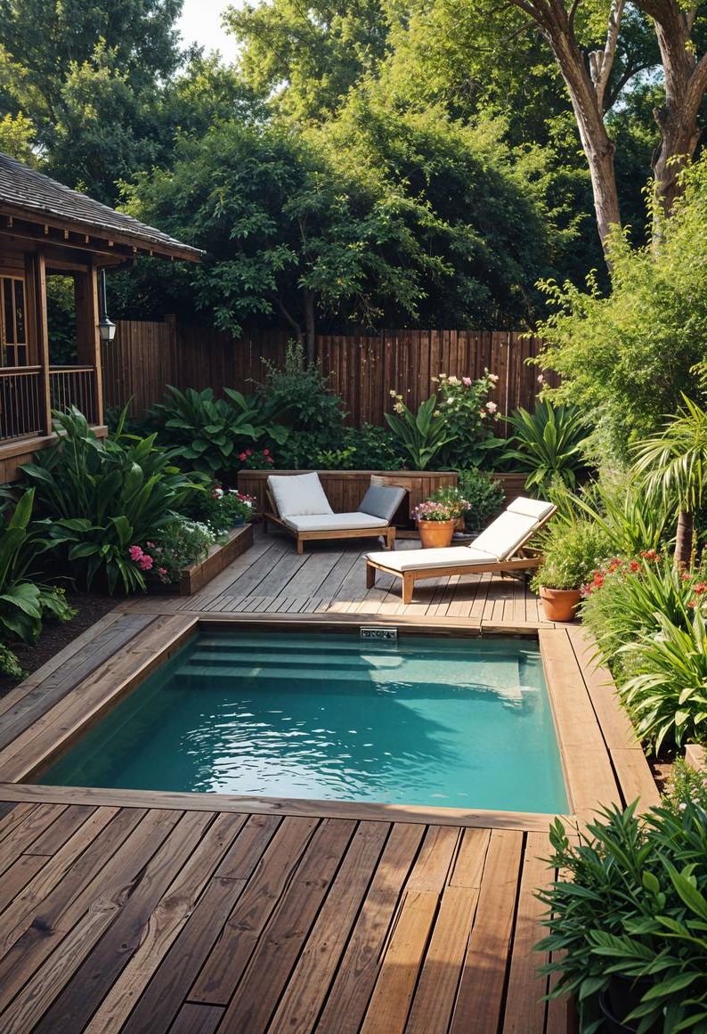 4. Rustic Farmhouse Pool Design Inspiration - photo 2
